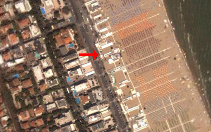 Un'immagine dal satellite